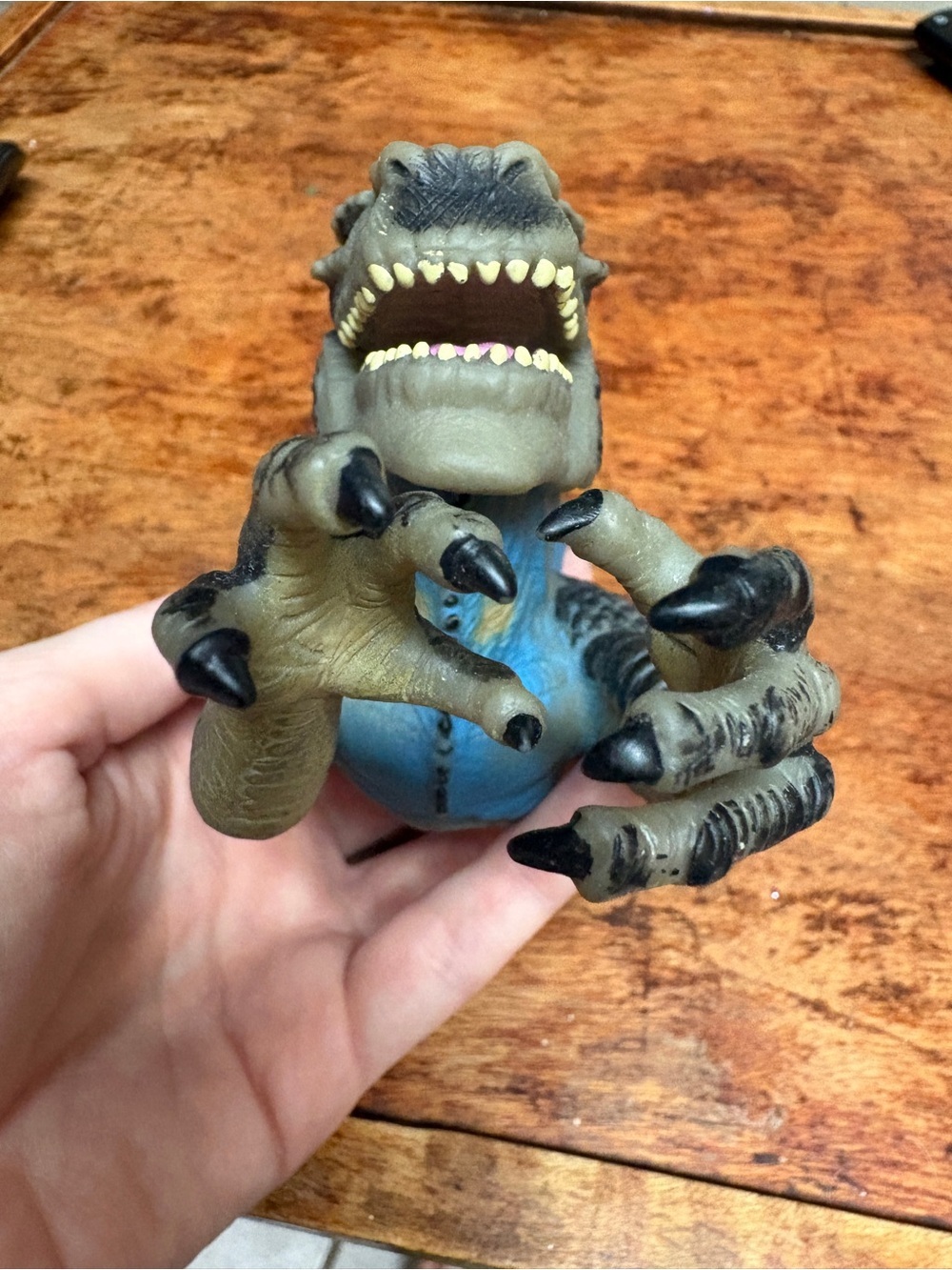 Vintage 1998 Toho Godzilla Rubber Finger Puppets Lot of 2 - Picture 12 of 13